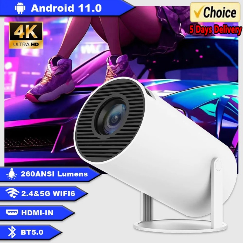 Retro Gaming Projector - Mini HY300 Akıllı Android Projektör Taşınabilir