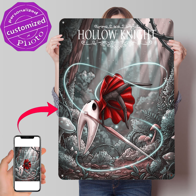 Retro Knight Gaming - Hollow Knight Hornet Sanat Eseri Metal