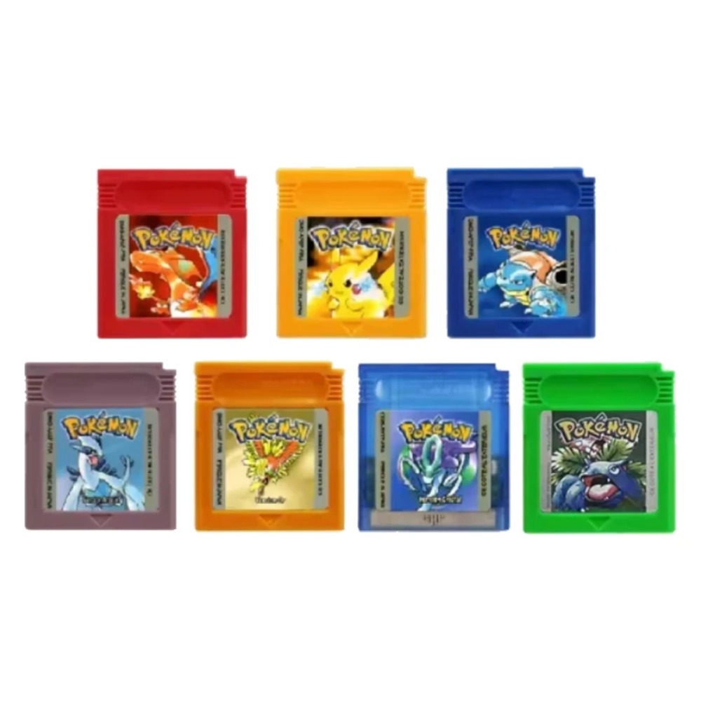 Retro Gaming Kit - GBC 16 bit Pokémon oyun kartuşu