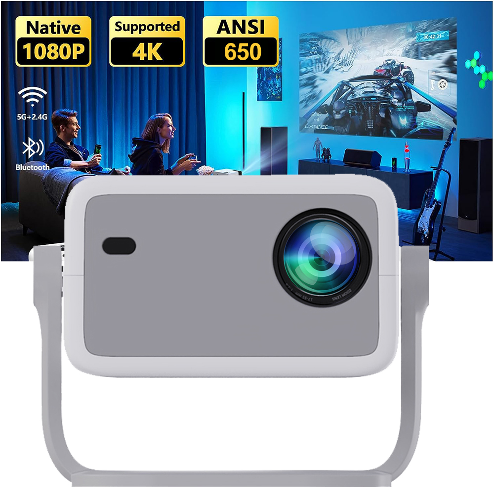 Retro Gaming Projector - WZATCO WL018 Full HD 1080P Projektör