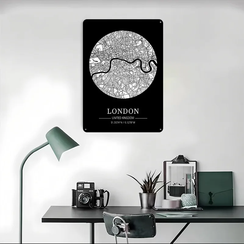 Londra Şehir Haritası Teneke L - Retro Gaming London incelemesi ve fiyatı
