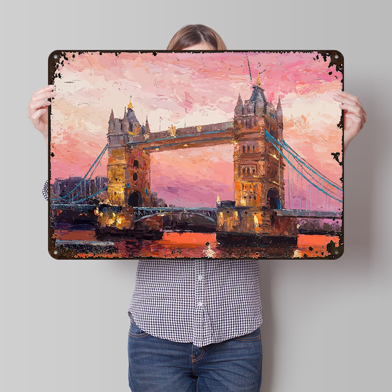 Londra'ya Seyahat Metal Poster - Retro Gaming London incelemesi ve fiyatı