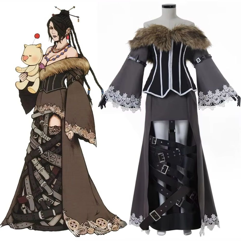 Oyun FFX LuLu Cosplay Siyah Bü - Retro Gaming Kit incelemesi ve fiyatı