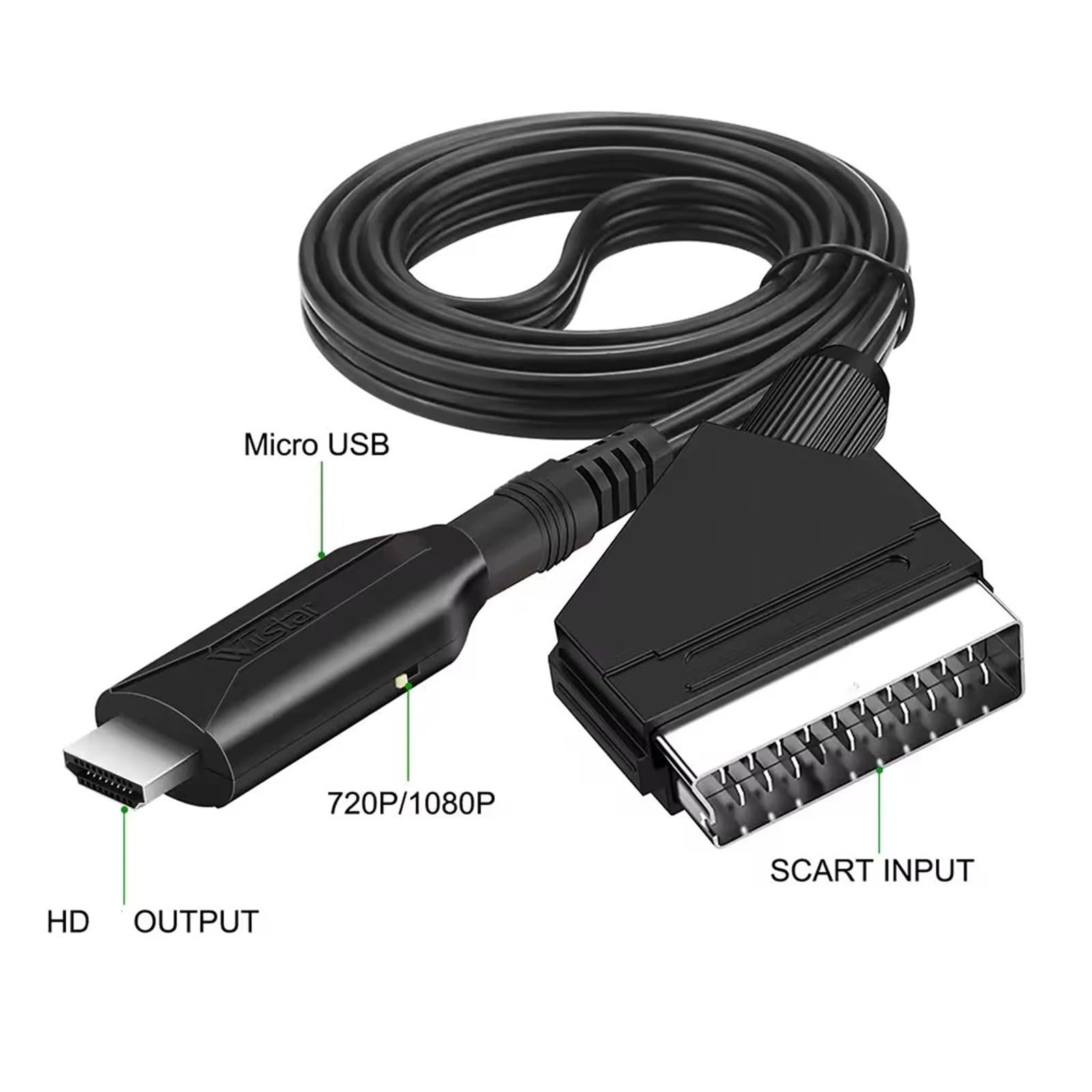 SCART'tan HDMI'ya Dönüştürücü  - Scart To Hdmi incelemesi ve fiyatı