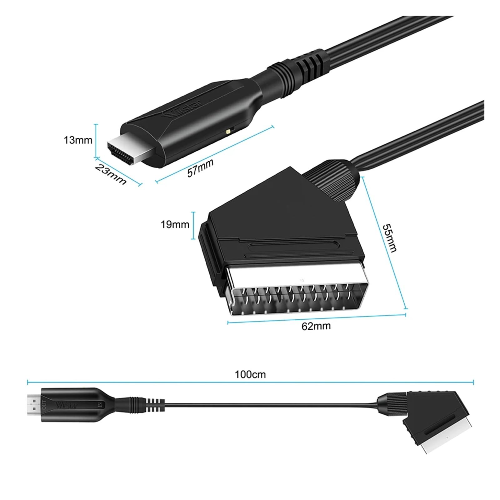 SCART'tan HDMI'ya Dönüştürücü  - Scart To Hdmi incelemesi ve fiyatı