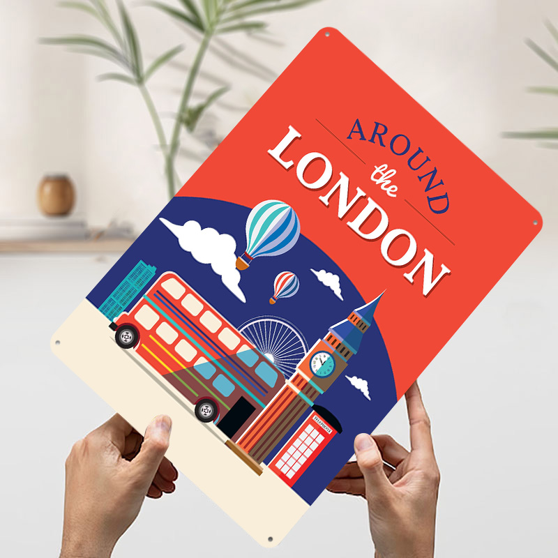 Londra Seyahat Metal Posteri Ö - Retro Gaming London incelemesi ve fiyatı