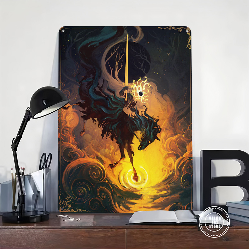 Eclipse Knight Metal Poster Öz - Retro Knight Gaming incelemesi ve fiyatı