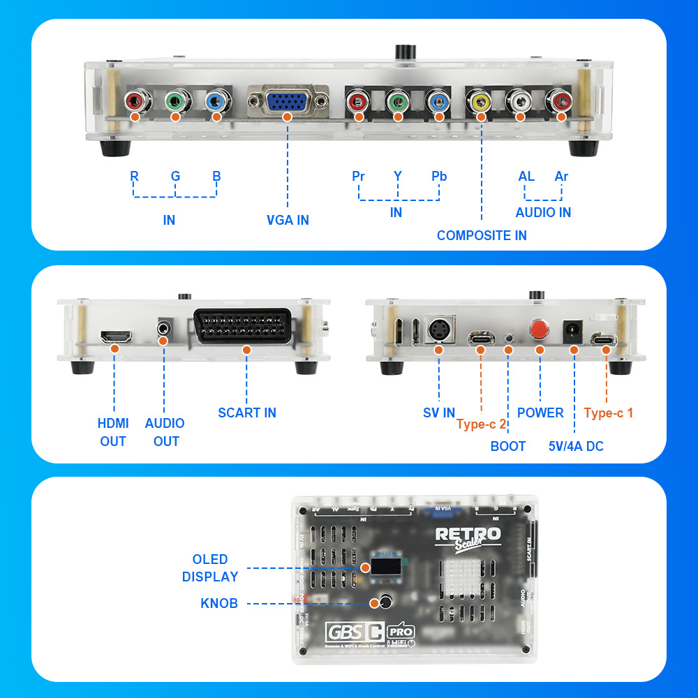 YENİ Retro oyun GBSC Pro GBS K - Scart To Hdmi incelemesi ve fiyatı