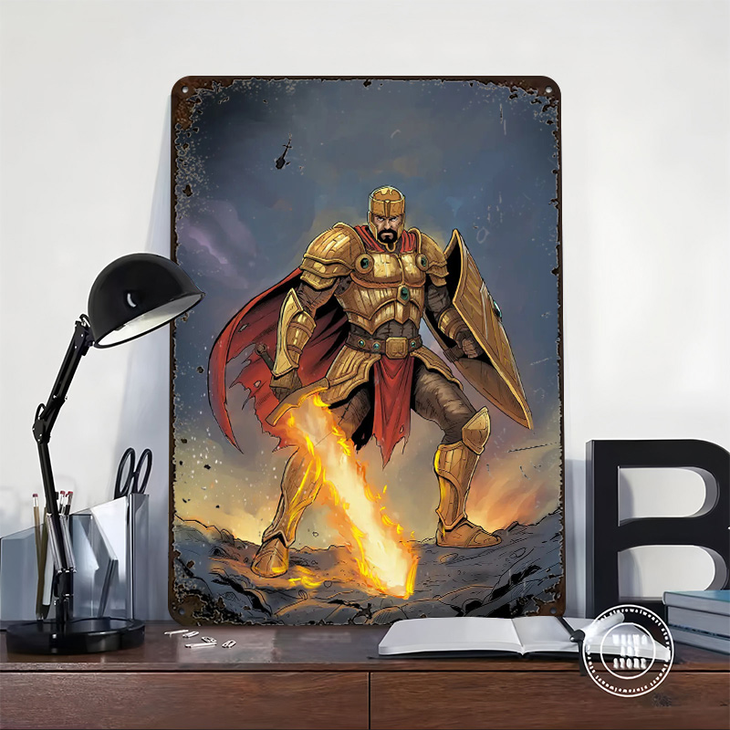 Alevli Kılıçlı Altın Şövalye P - Retro Knight Gaming incelemesi ve fiyatı