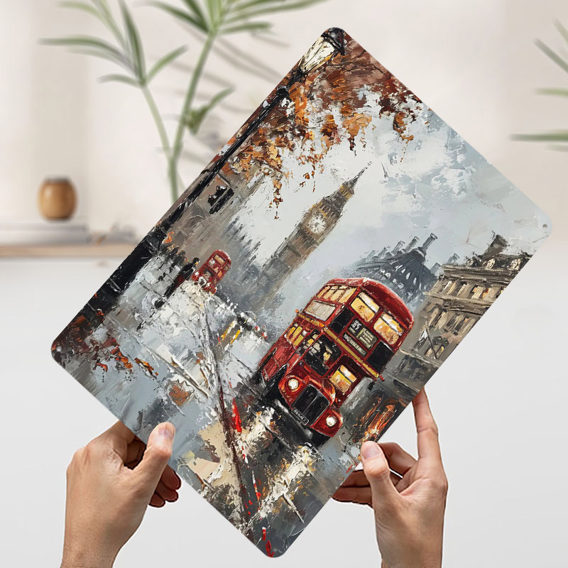 Londra Otobüsü Charm Metal Pos - Retro Gaming London incelemesi ve fiyatı