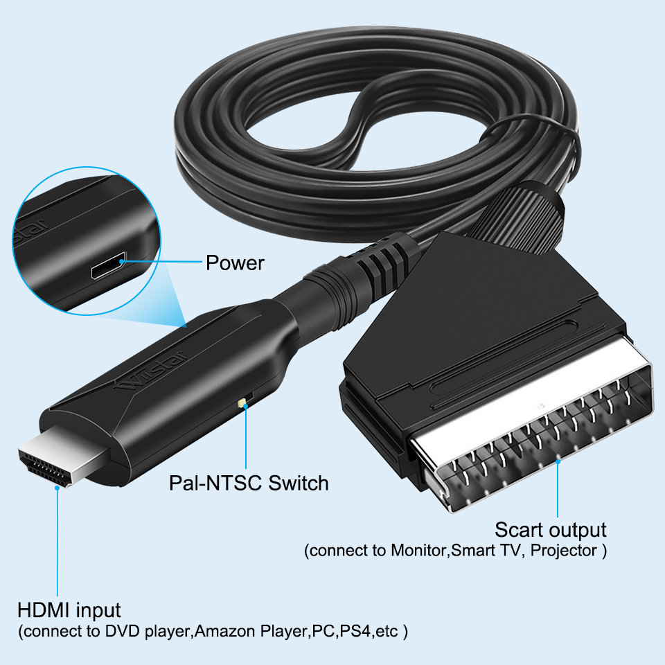 SCART'tan HDMI uyumlu/HDMI uyu - Scart To Hdmi incelemesi ve fiyatı