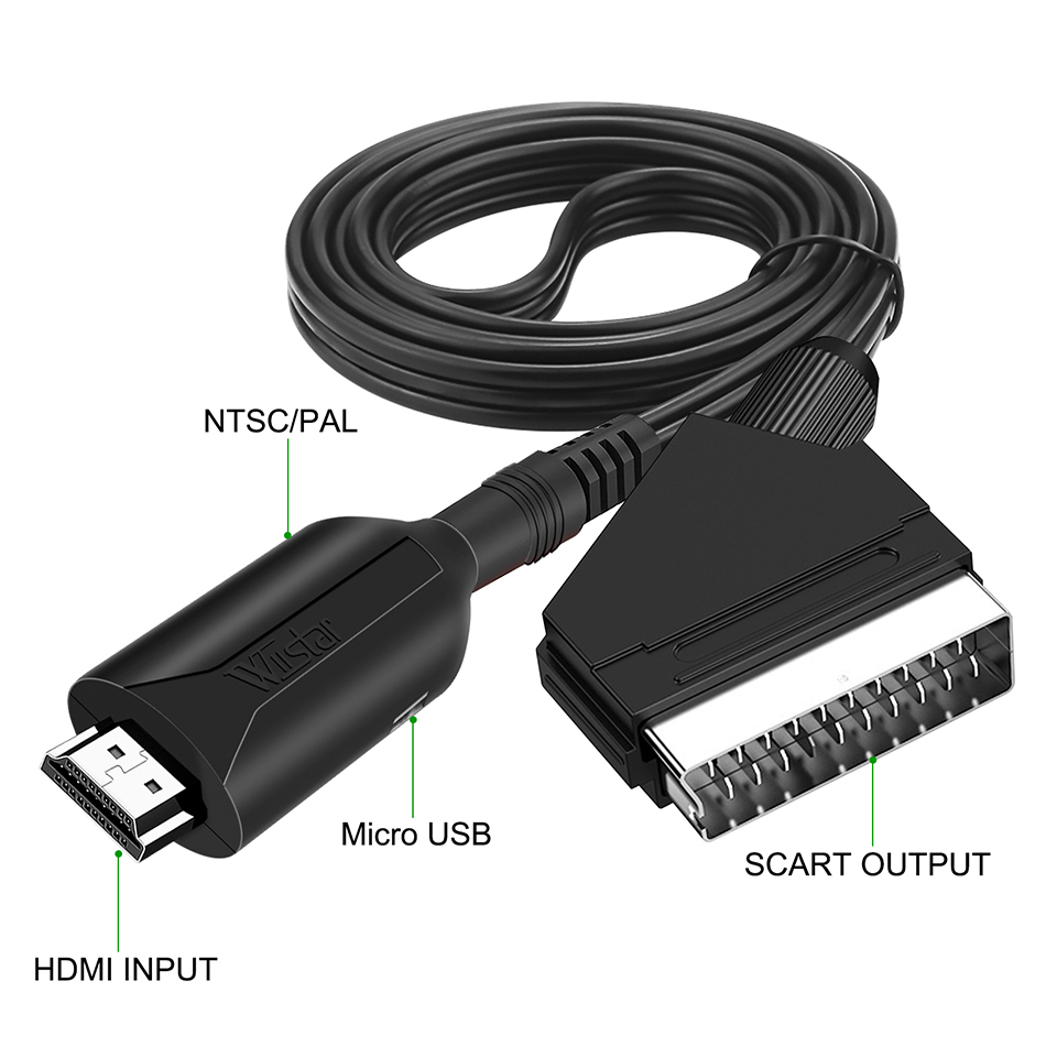 1080 P HD HDMI uyumlu SCART Vi - Scart To Hdmi incelemesi ve fiyatı