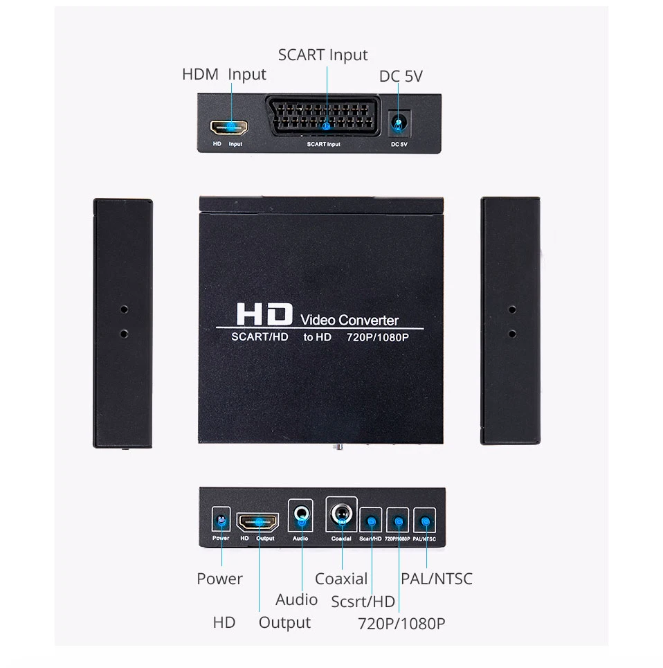 SCART HDMI - HDMI Video Dönüşt - Scart To Hdmi incelemesi ve fiyatı