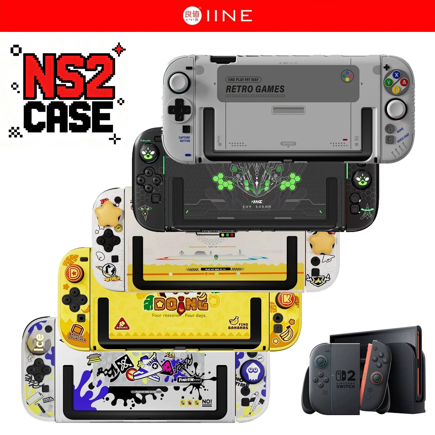 IINE Retro Kılıf Switch 2 Koru - Retro Gaming Case incelemesi ve fiyatı