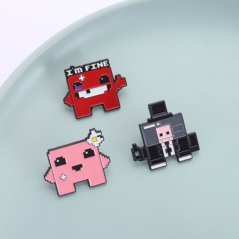3 adet Piksel Sanat Emaye Pin  - Retro Gaming Kit incelemesi ve fiyatı