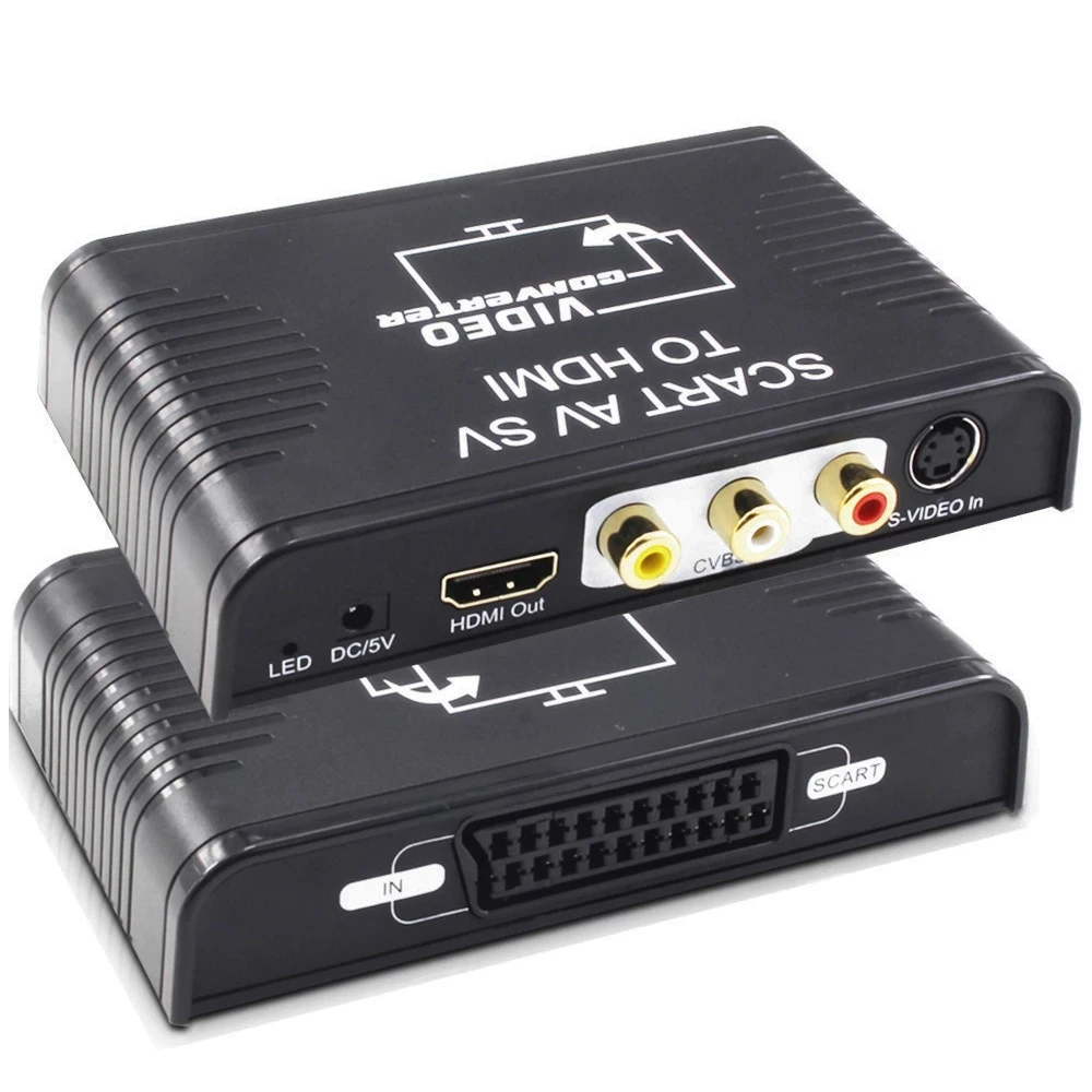 S-video AV Scart HDMI dönüştür - Scart To Hdmi incelemesi ve fiyatı