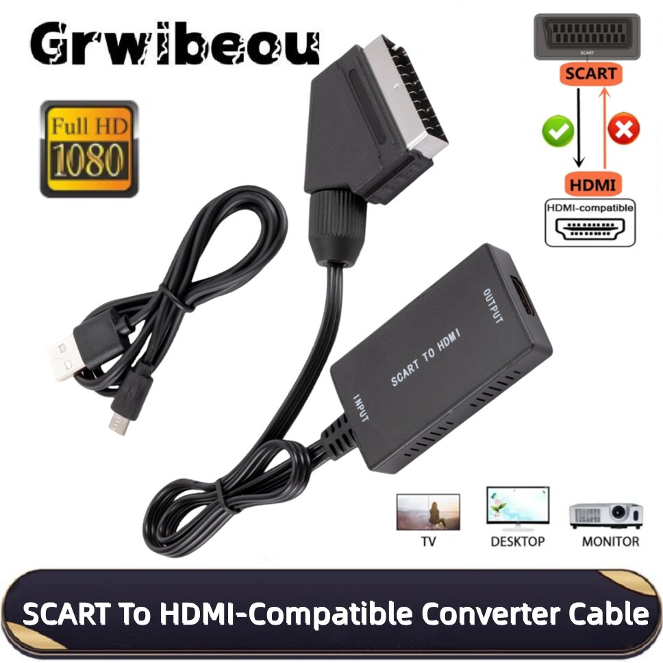 HD1080P SCART'tan HDMI Uyumlu  - Scart To Hdmi incelemesi ve fiyatı