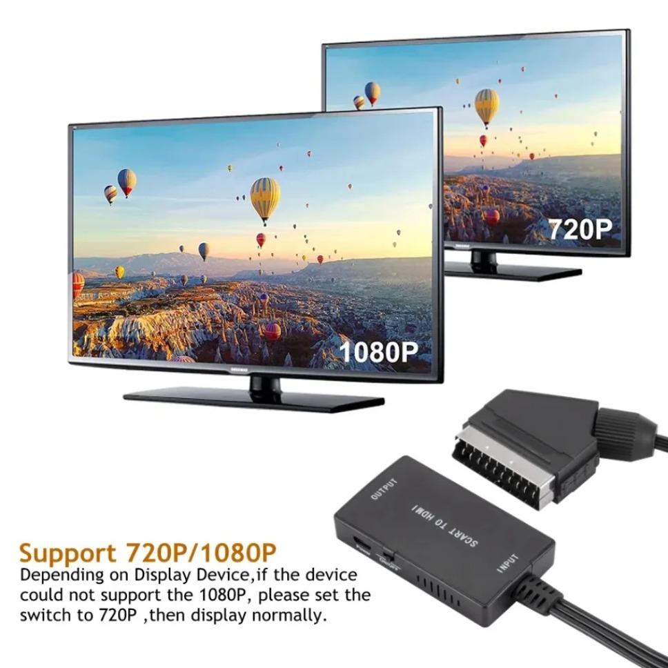 HD1080P SCART'tan HDMI Uyumlu  - Scart To Hdmi incelemesi ve fiyatı